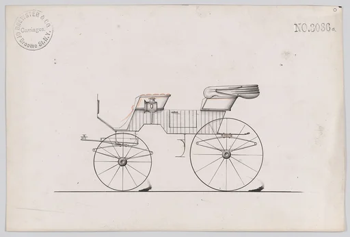 Design for 2 seat Phaeton, no. 3036a