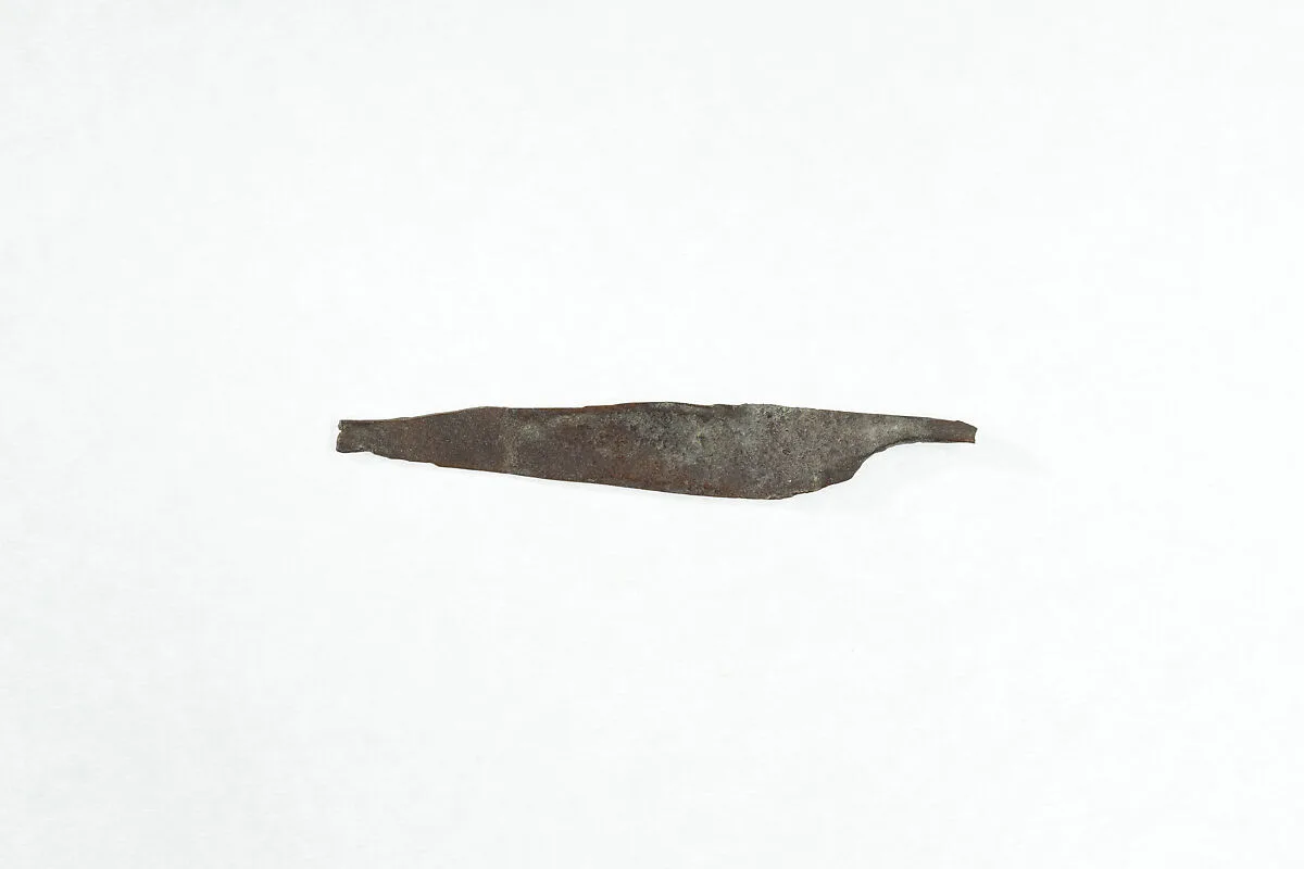 Blade for a Model Saw from a Foundation Deposit — Unknown