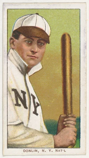 Donlin, New York, National League, from the White Border series (T206) for the American Tobacco Company