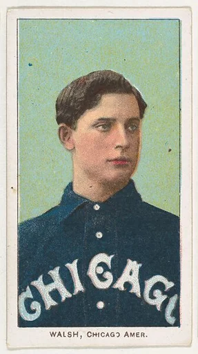 Walsh, Chicago, American League, from the White Border series (T206) for the American Tobacco Company