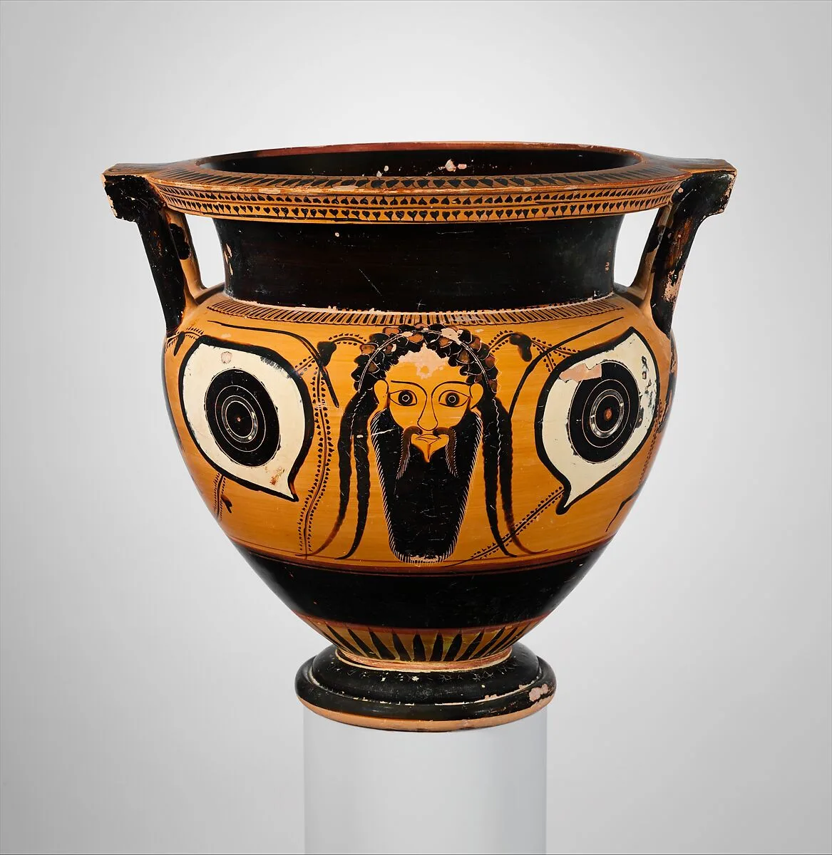 Terracotta column-krater (bowl for mixing wine and water) — Unknown