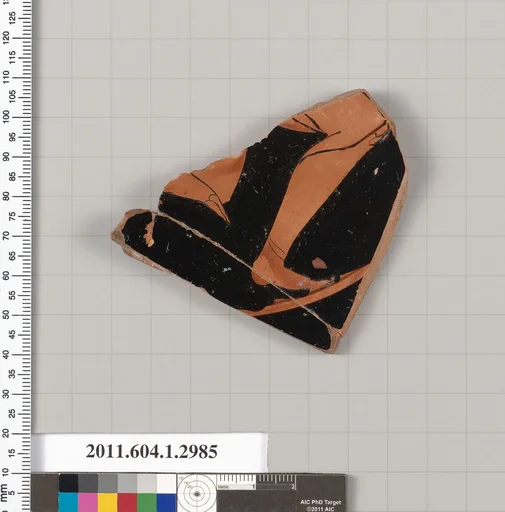 Terracotta fragment of a kylix (drinking cup)