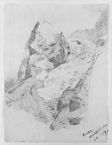 Eiger from Mürren — John Singer Sargent