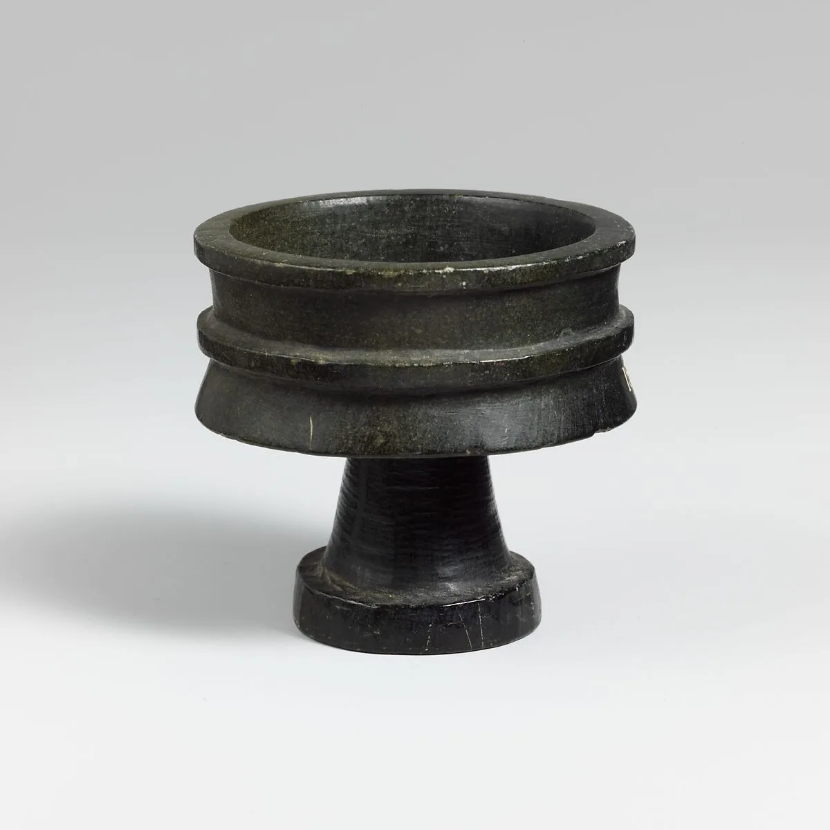 Miniature chlorite stemmed bowl — Unknown