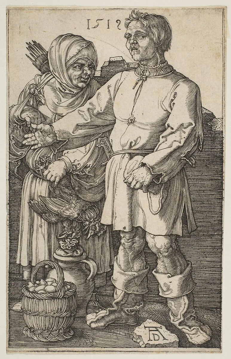 The Peasant Couple at Market — Albrecht Dürer