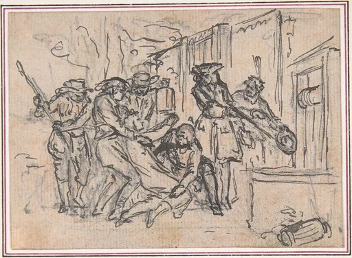 Study for an Engraving of "Songs in the Opera of Flora"