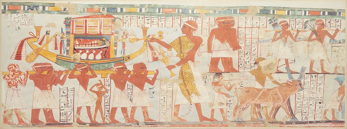 Nakhtamun's Funeral Procession, Tomb of Nakhtamun — Nina de Garis Davies