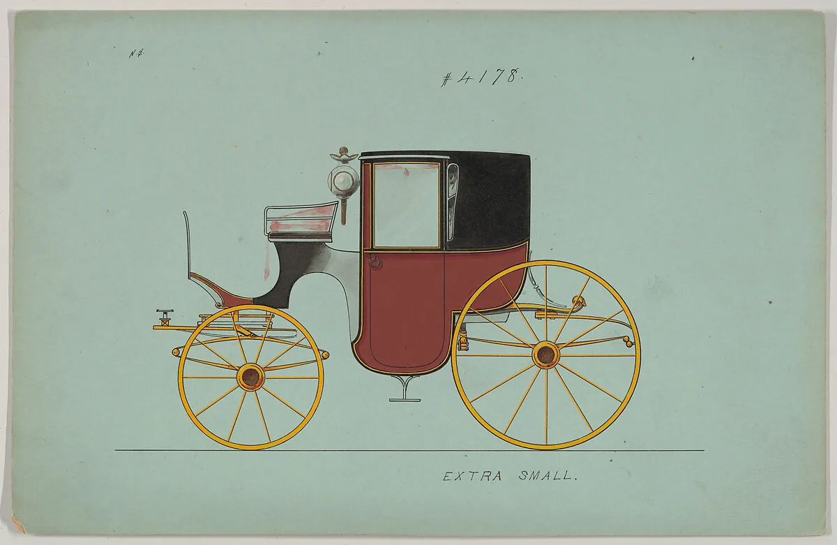 Design for Brougham, no. 4178 — Brewster & Co.|Herman Stahmer