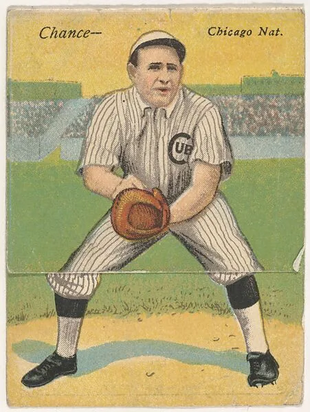 Chance, Chicago, National League, from the Mecca Double Folder series (T201) — Mecca Cigarettes