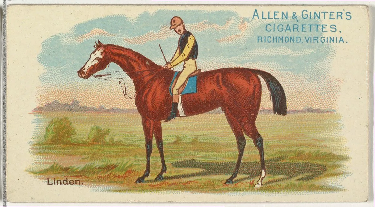 Linden, from The World's Racers series (N32) for Allen & Ginter Cigarettes — Allen & Ginter|Lindner, Eddy & Claus