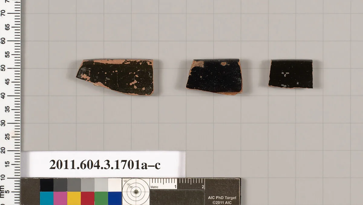 Terracotta rim fragments of kylikes: Band cups (drinking cups) — Unknown