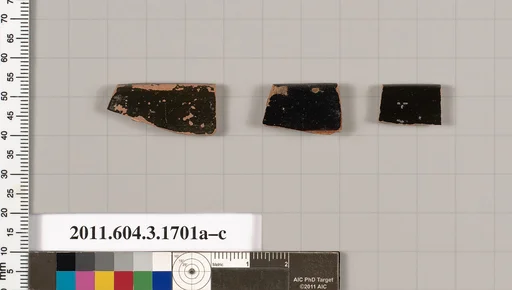 Terracotta rim fragments of kylikes: Band cups (drinking cups)