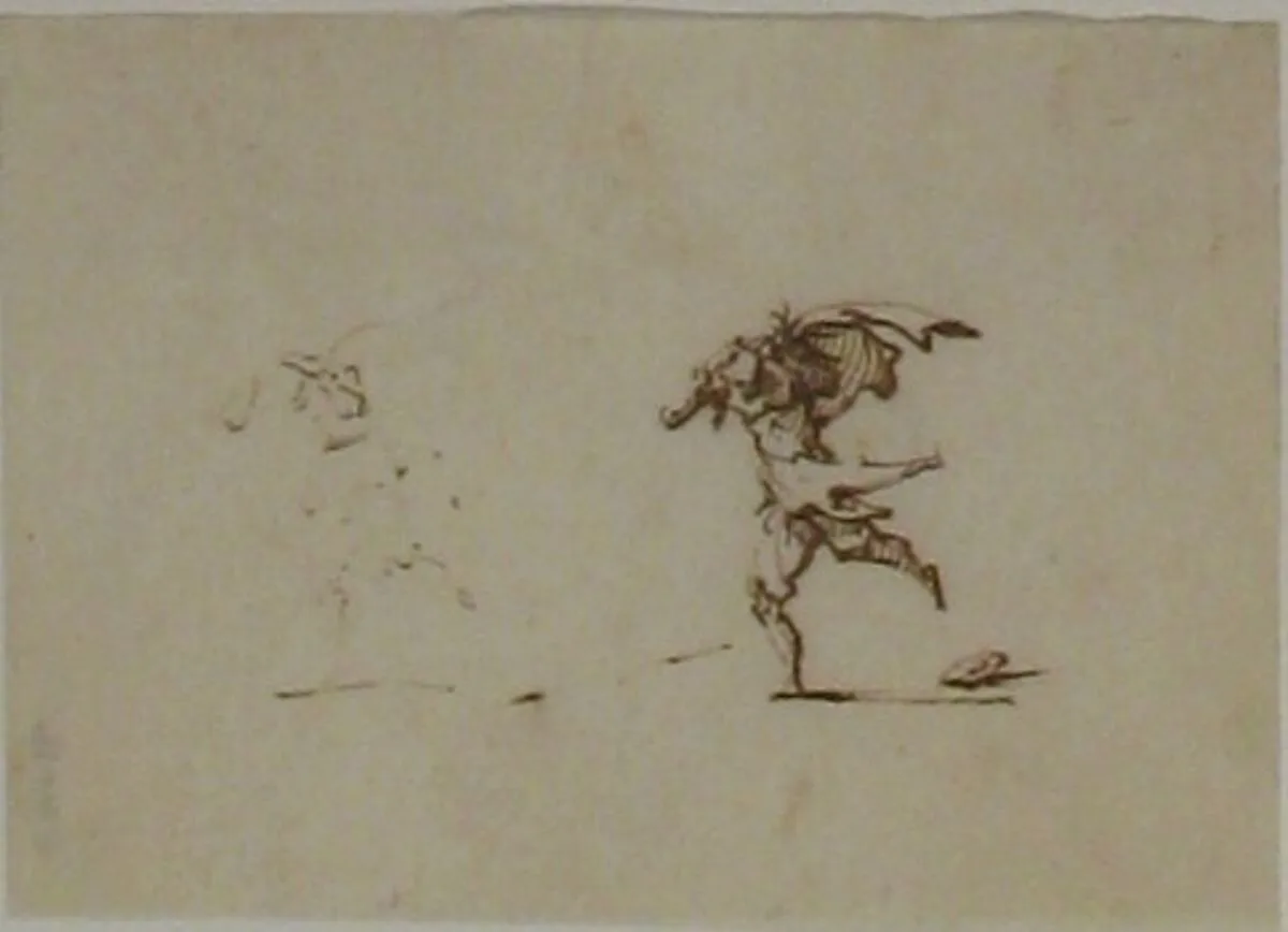 A Man Running — Jacques Callot