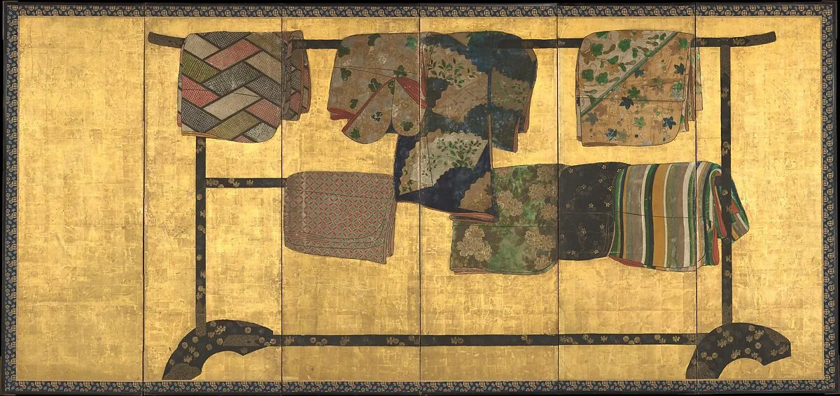 誰ヶ袖図屏風|Tagasode (“Whose Sleeves?”) — Unknown