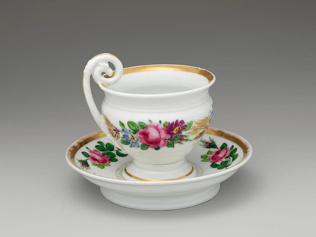 Cup and Saucer — Tucker Factory