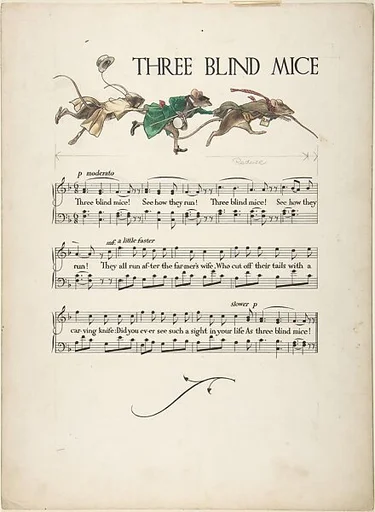 "Three Blind Mice"―Page Design