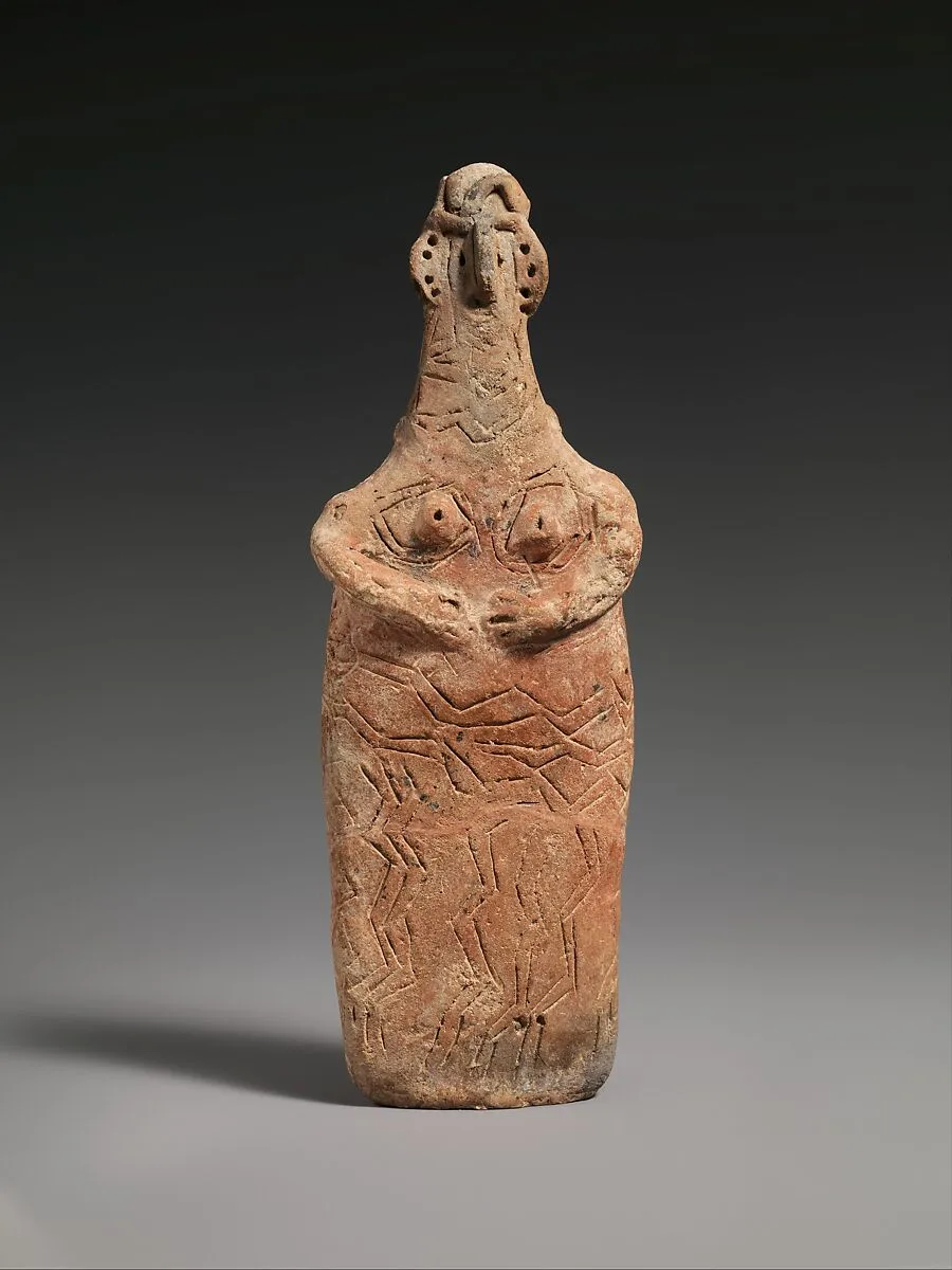 Terracotta plank-shaped figurine — Unknown