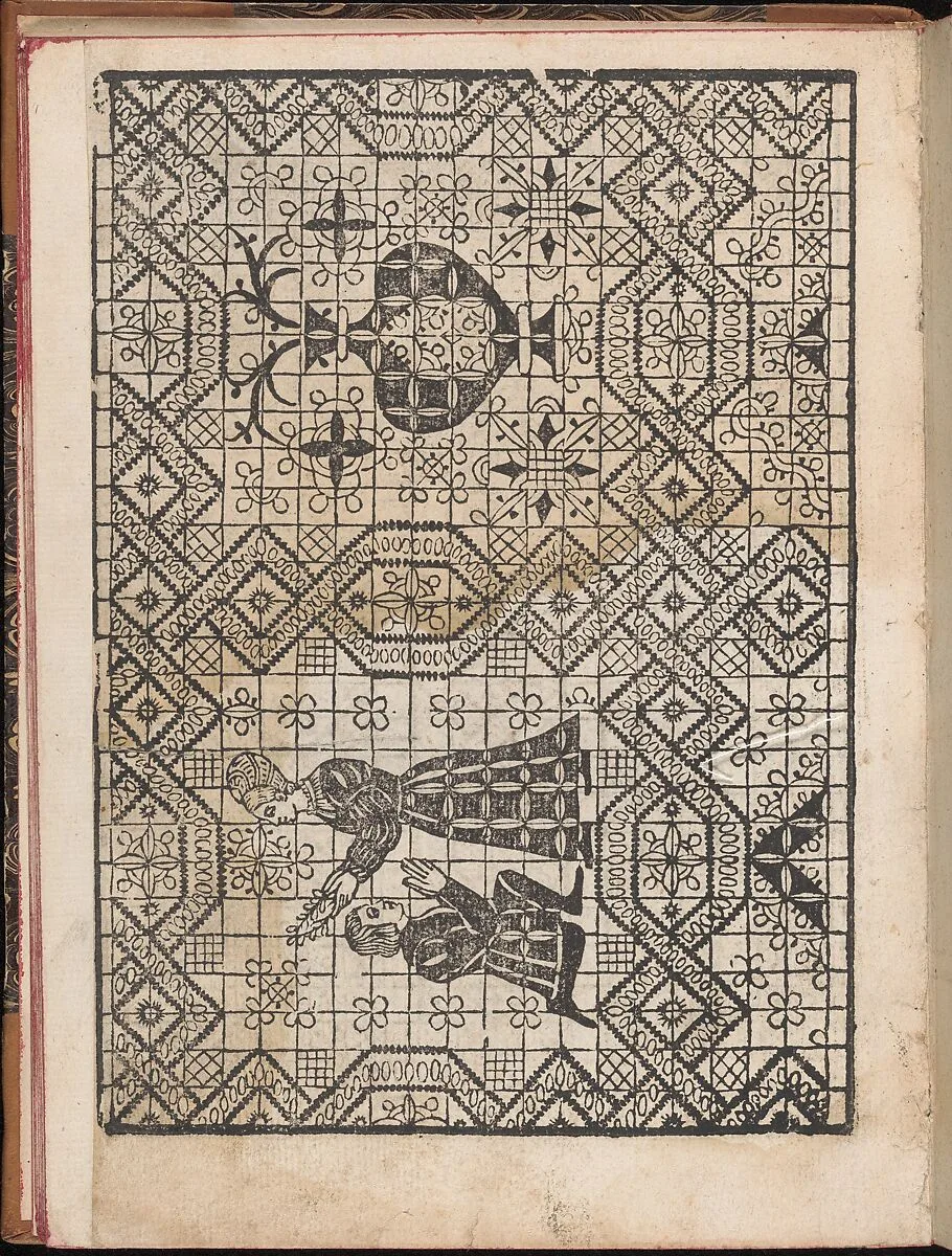 Spechio di pensieri delle belle et Virtudiose donne, page 8 (verso) — Matteo Pagano