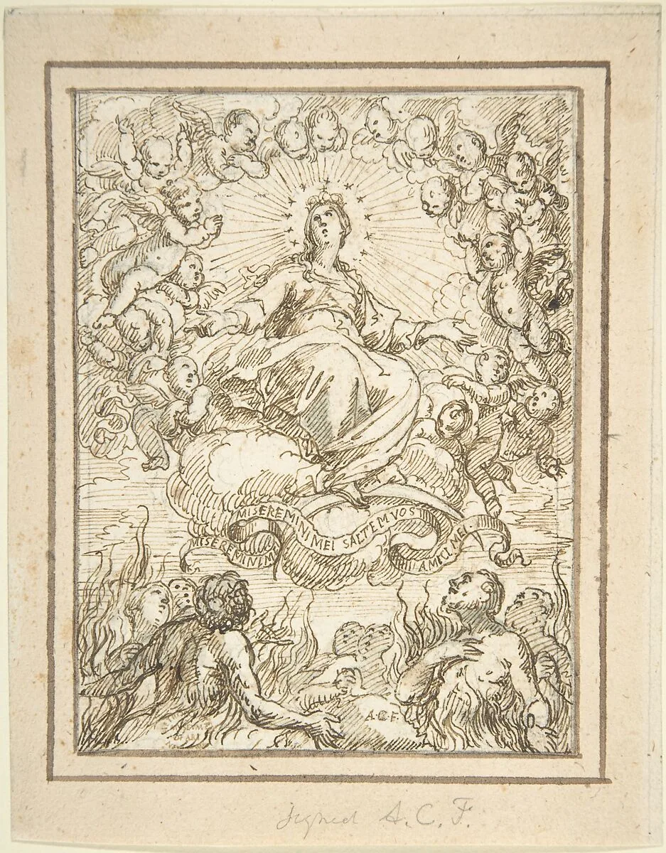 Virgin Interceding for Those in Purgatory — Alonso Cano