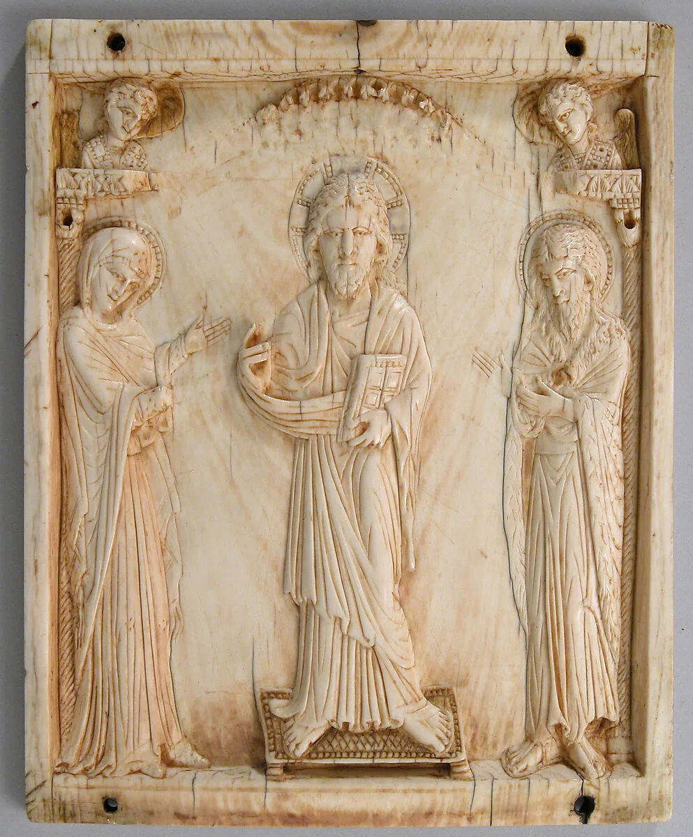 Icon with the Deesis — Unknown