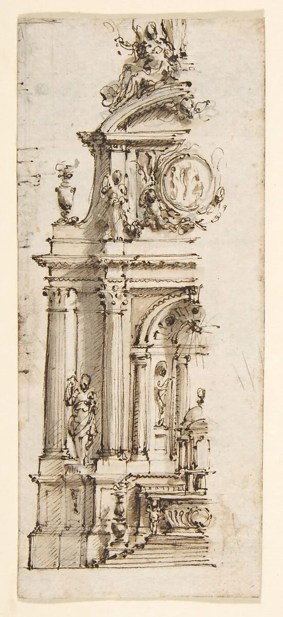 Design for the Left Half of an Altar — Mauro Antonio Tesi