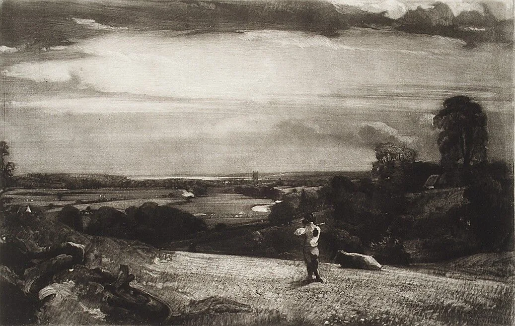 Summer Morning — David Lucas|John Constable