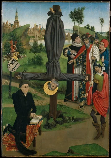 The Crucifixion of Saint Peter with a Donor; The Legend of Saint Anthony Abbot with a Donor; The Annunciation