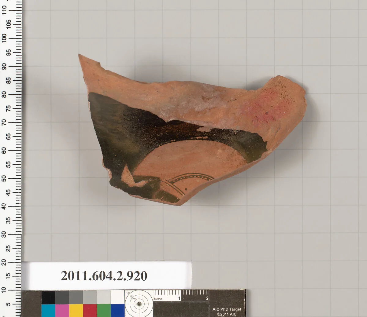 Terracotta fragment of a hydria: kalpis (water jar) — Unknown