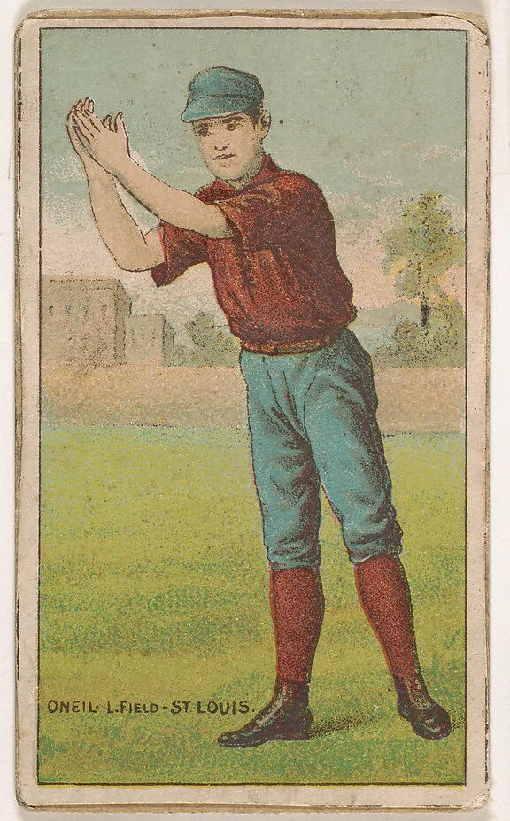 O'Neil, Left Field, St. Louis, from the Gold Coin series (N284) for Gold Coin Chewing Tobacco — D. Buchner & Co., New York