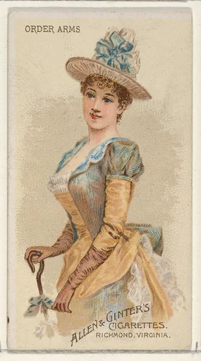 Order Arms, from the Parasol Drills series (N18) for Allen & Ginter Cigarettes Brands