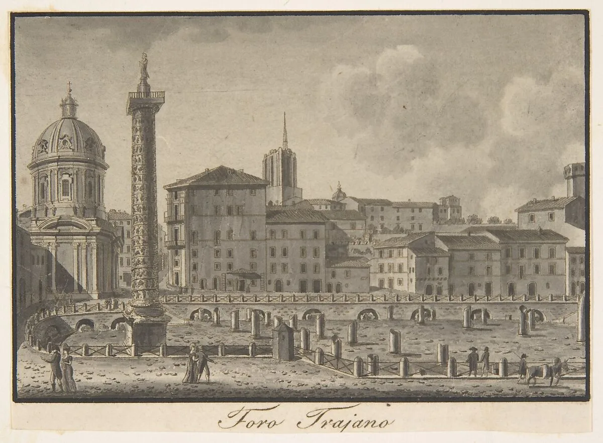 The Forum of Trajan, Rome — Giovanni Battista Cipriani