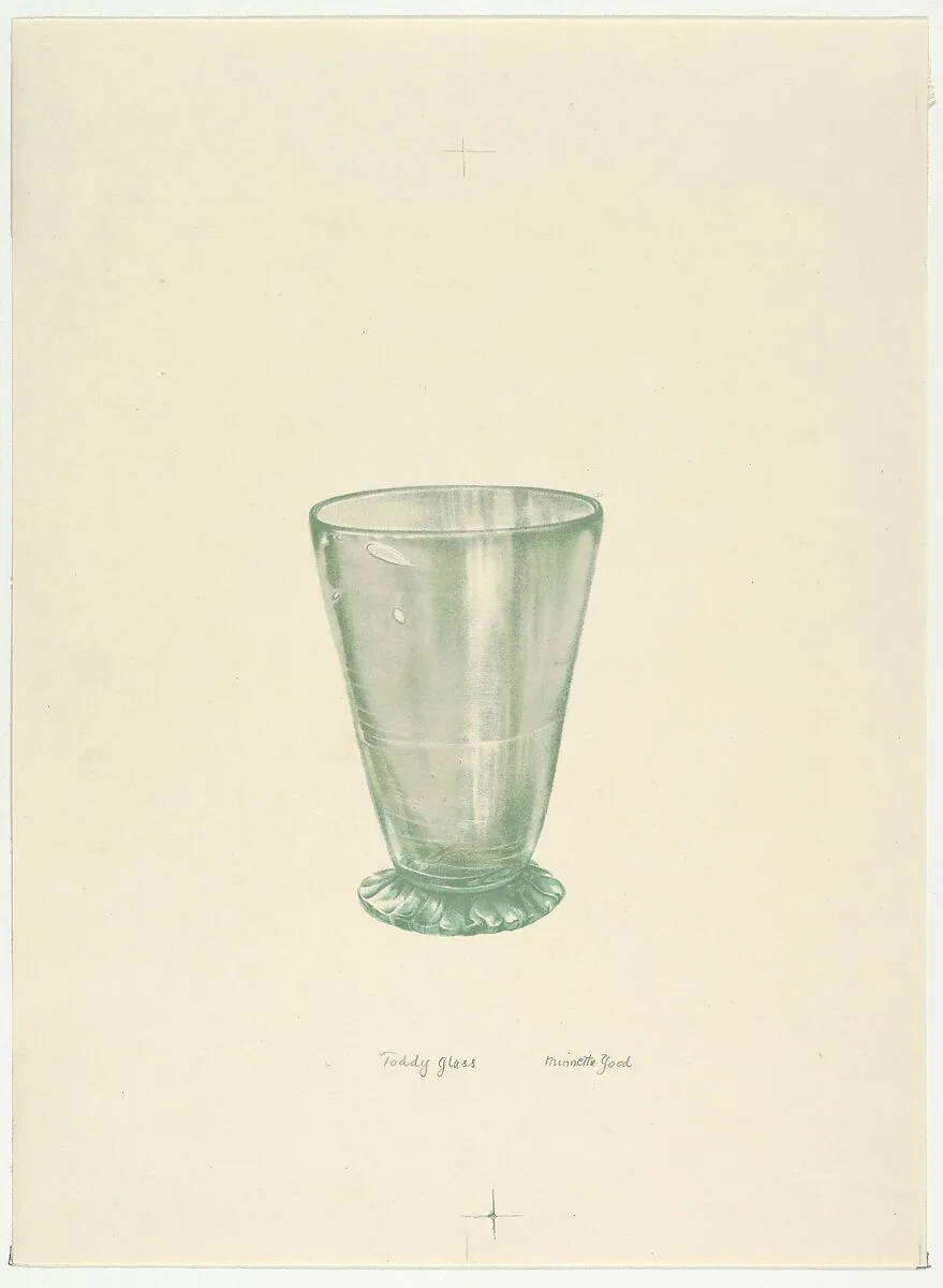 Toddy Glass — Minnetta Good|WPA