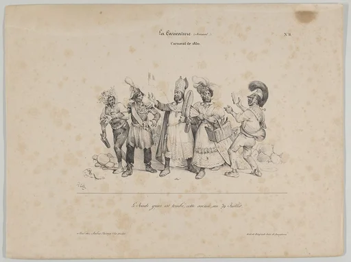 Carnival de 1830 (from La Caricature)