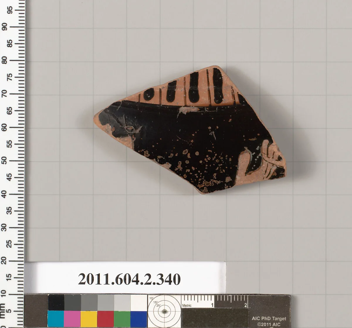 Terracotta fragment of a column-krater (bowl for mixing wine and water) — Unknown