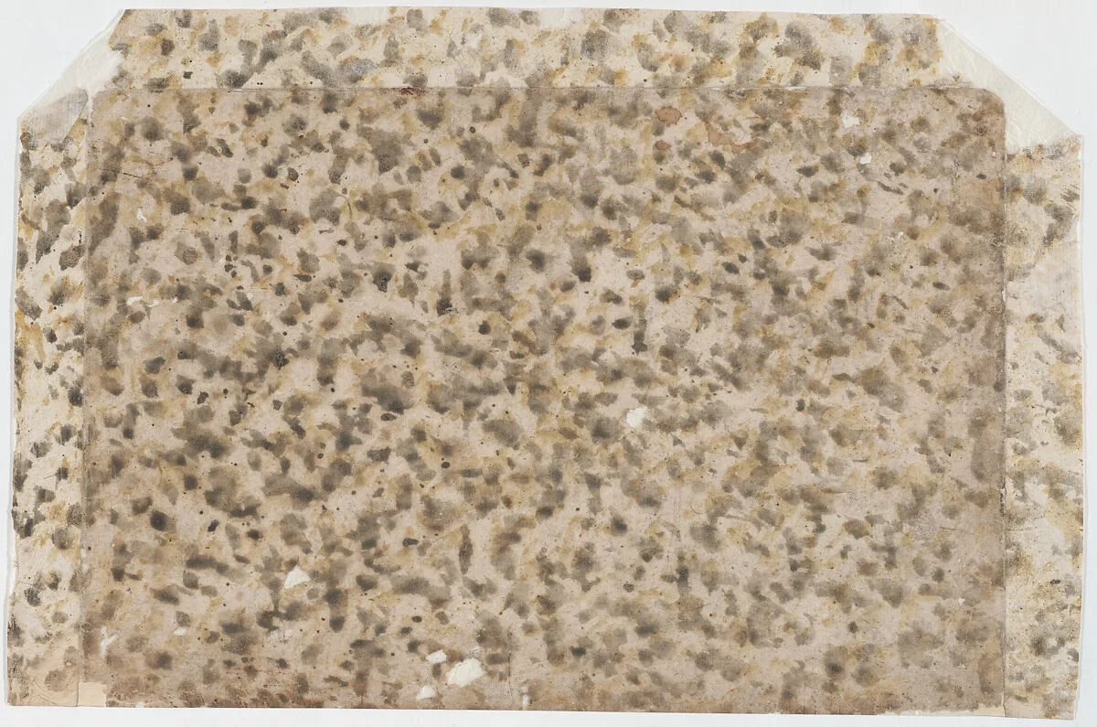 Sheet with overall spotted design — Anonymous