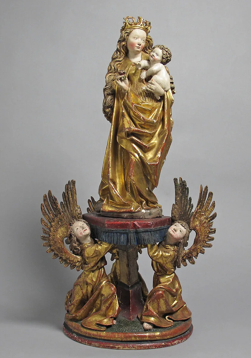 Virgin and Child Supported by Angels — Unknown