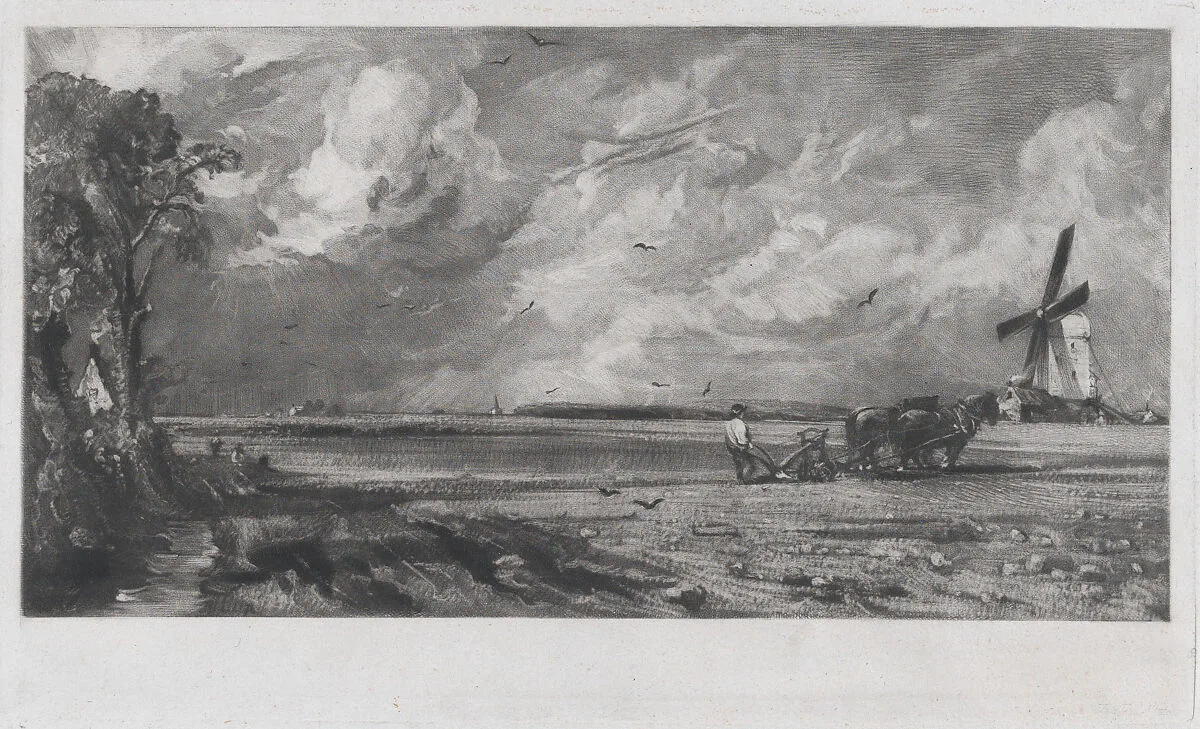 Spring — David Lucas|John Constable