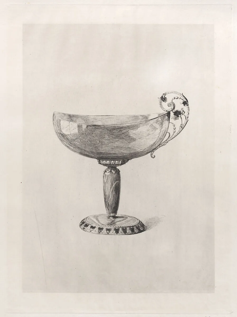 Oriental Cup Made from Agate — Jules-Ferdinand Jacquemart
