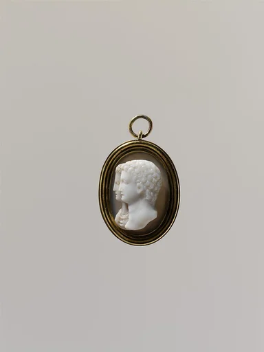 Jugate heads of Germanicus (15 B.C.–19 A.D.) and Agrippina (d. 33 A.D.)