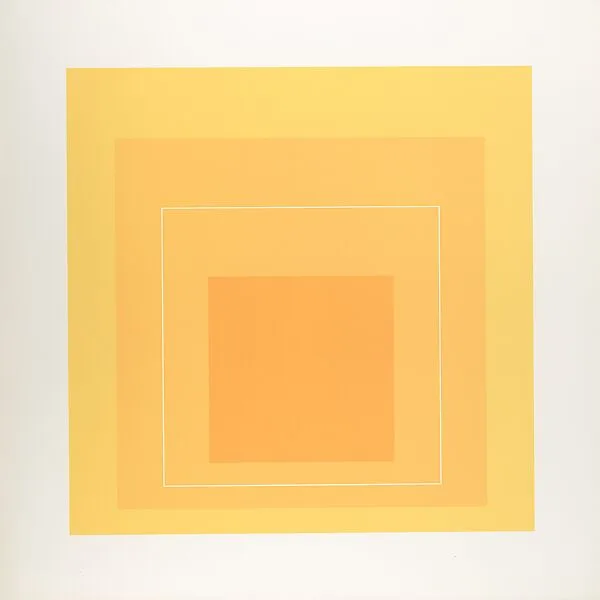 Proof for White Line Square series — Josef Albers|Gemini G.E.L.|Kenneth E. Tyler
