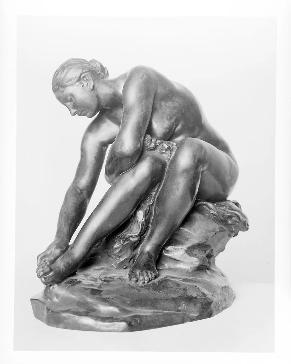 Woman Bathing — Aimé-Jules Dalou|E. Houdebine