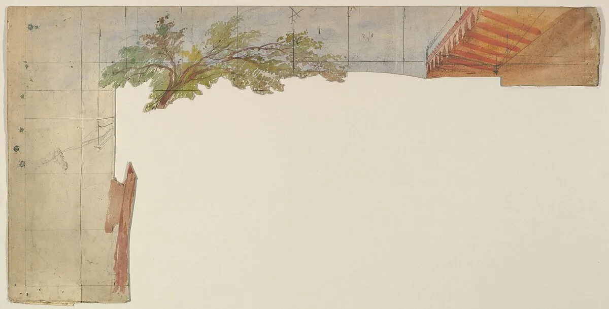 Design for a Stage Set — Eugène Cicéri