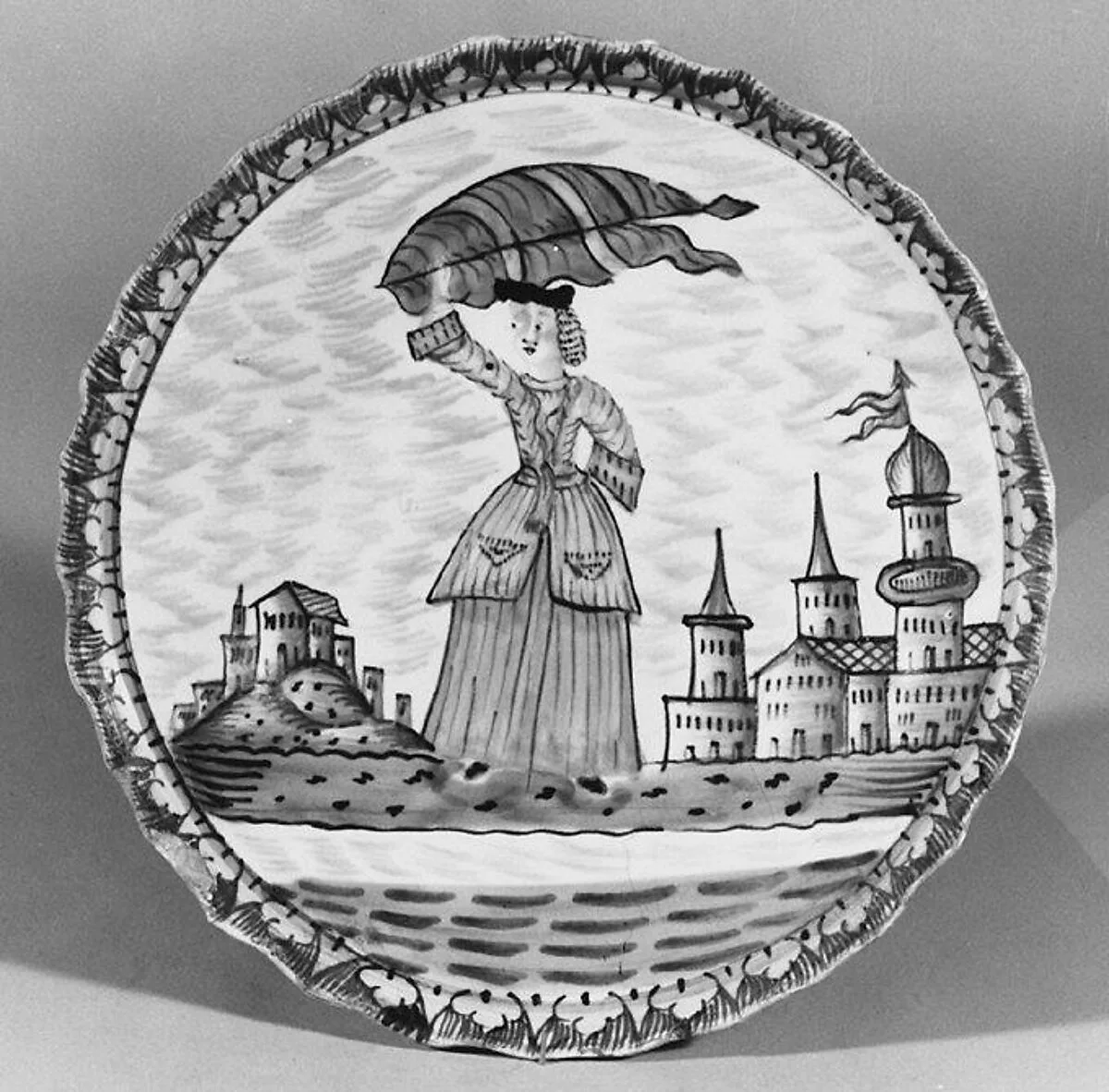 Saucer (one of a pair) — Unknown
