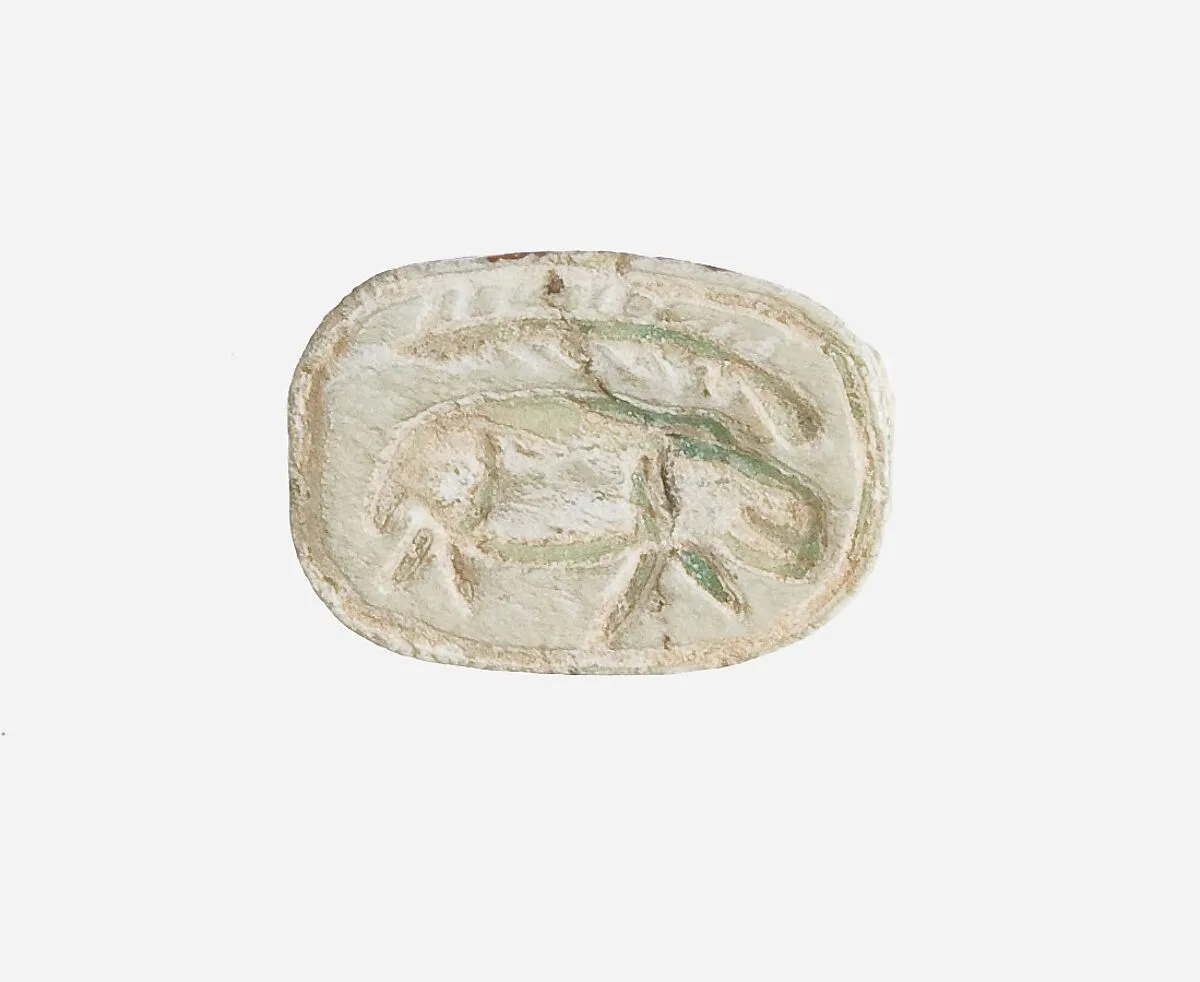 Seal Amulet Decorated with a Hippopotamus — Unknown