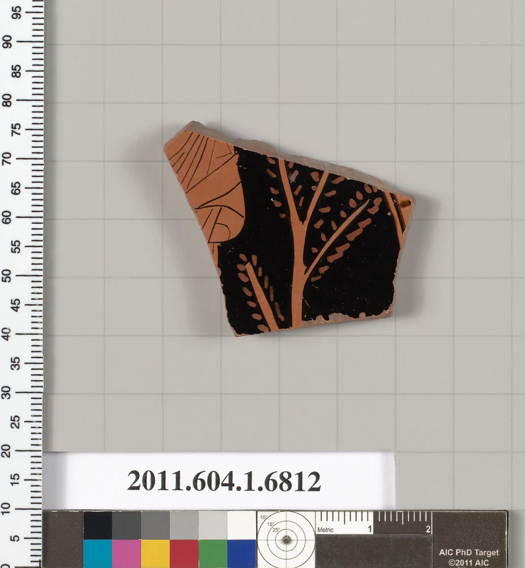 Terracotta fragment of a kylix (drinking cup) — Unknown