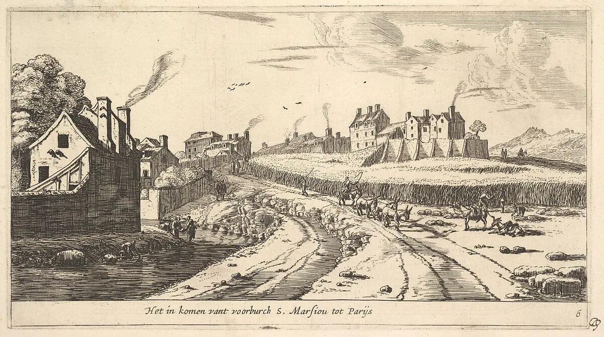 Entrance to the Suburb of Saint Marceau near Paris — Reinier Nooms, called Zeeman