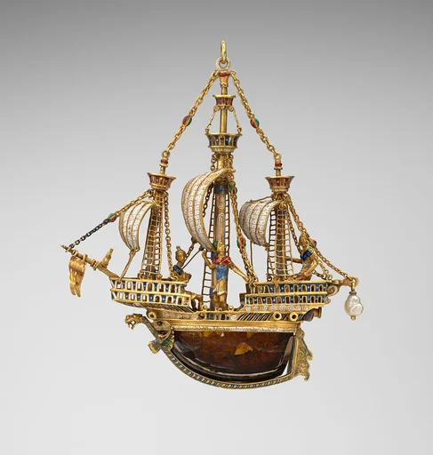 Pendant in the form of a ship