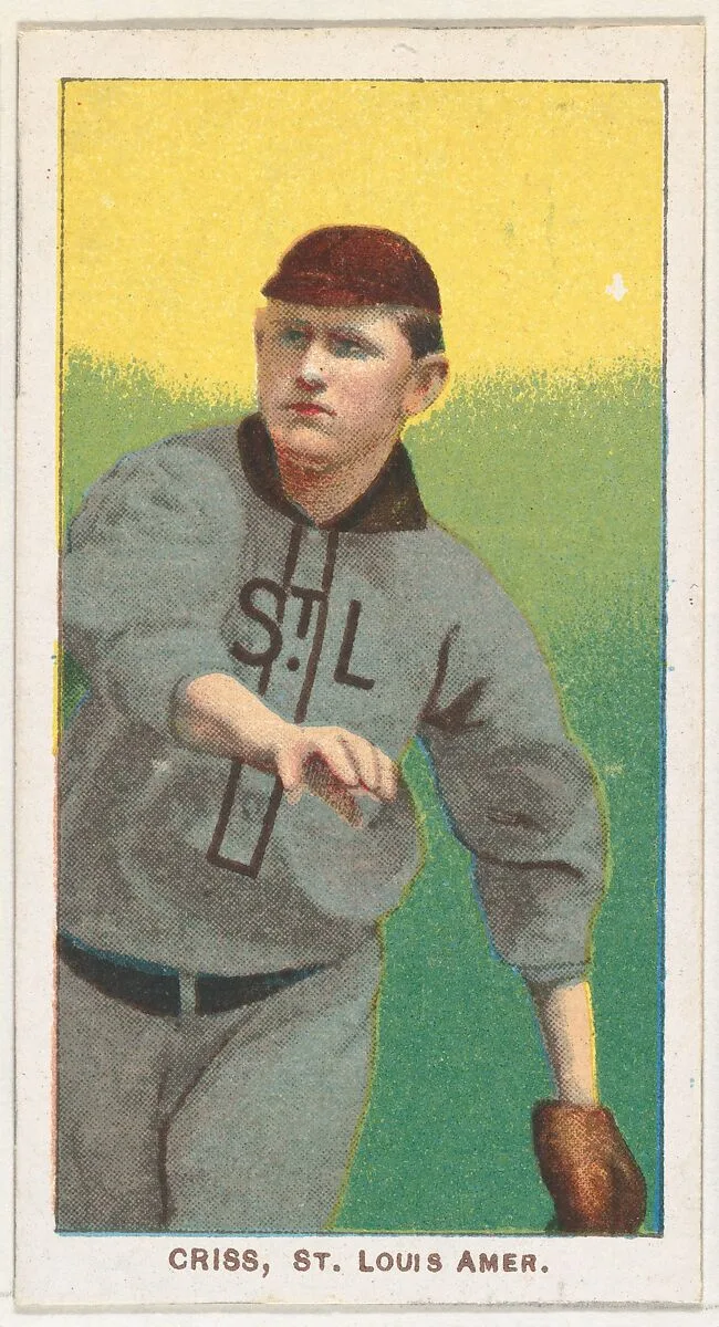 Criss, St. Louis, American League, from the White Border series (T206) for the American Tobacco Company — American Tobacco Company