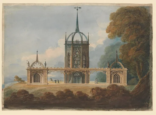 Design for a Gothic "Belle Vue"