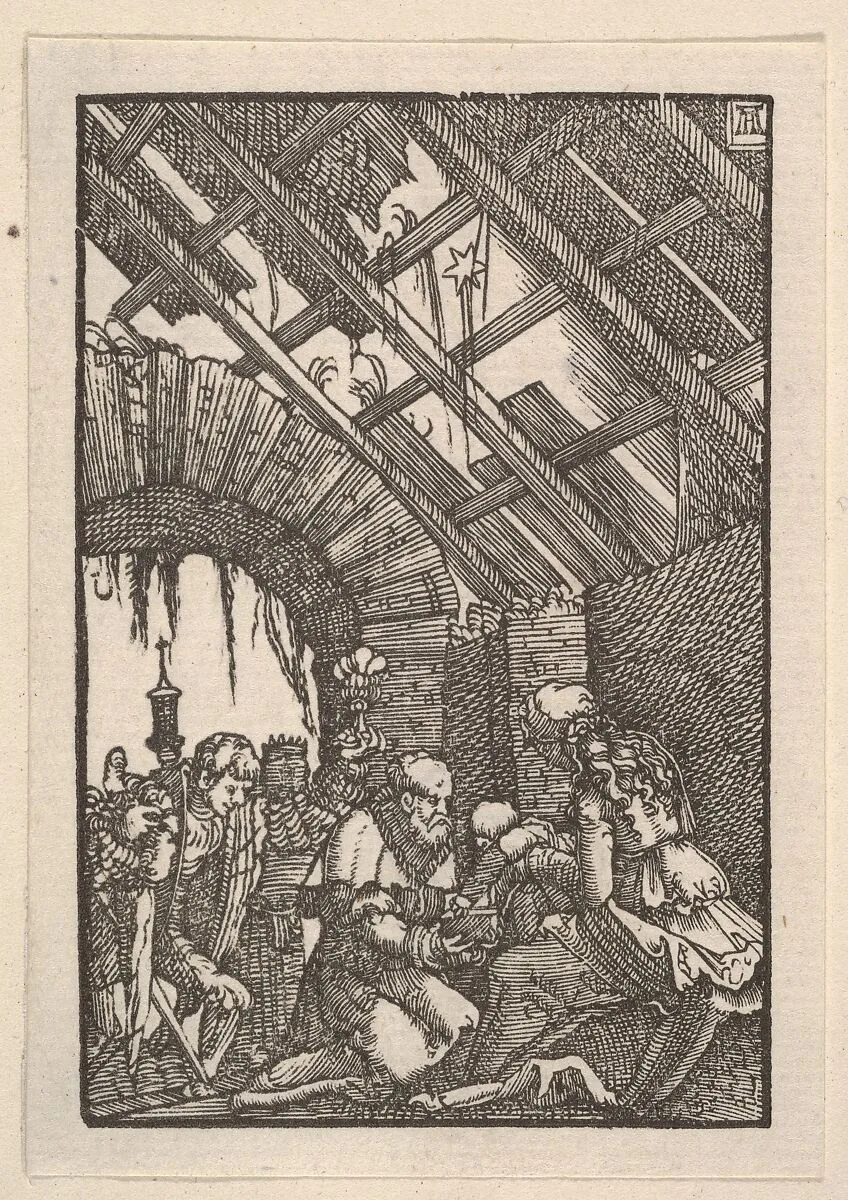 Adoration of the Magi, from The Fall and Salvation of Mankind Through the Life and Passion of Christ — Albrecht Altdorfer